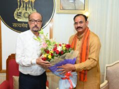 राज्यपाल रमेन डेका से स्वास्थ्य एवं परिवार कल्याण मंत्री जायसवाल ने की भेंट……