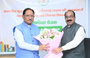 शहरों में नागरिक सुविधाओं और विकास कार्यों में लाएं तेजी : मुख्यमंत्री विष्णु देव साय…..