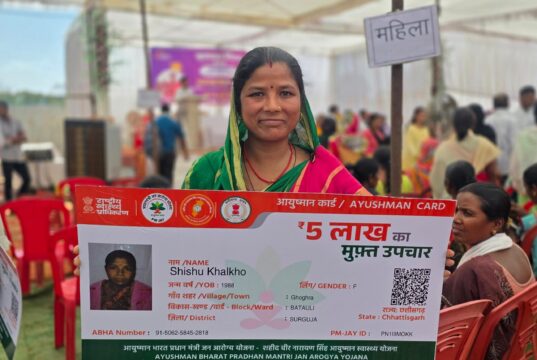 सेवा की कहानी: आयुष्मान कार्ड से शिशु खलखो को इलाज के खर्च की चिंता से मिली राहत….