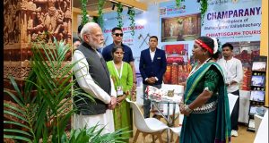 प्रधानमंत्री नरेंद्र मोदी से रूबरू हुईं छत्तीसगढ़ की महिला उद्यमी हीना…..