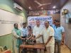 माईलस्टोन फाउंडेशन देवपुरी रायपुर के CSR योजना के तहत जोन -10 अध्यक्ष श्री मेघानी द्वारा सिलाई मशीन दिया गया
