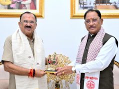 मुख्यमंत्री विष्णु देव साय से राजस्थान विधानसभा अध्यक्ष वासुदेव देवनानी ने की सौजन्य भेंट….